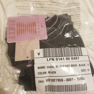 Fenty black high waist underwear